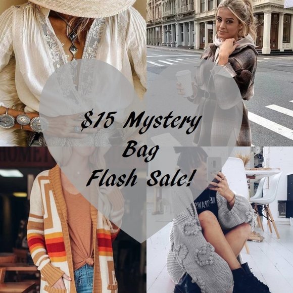 Shop_fig Tops - $15 MYSTERY ITEM BOUTIQUE FLASH SALE!!